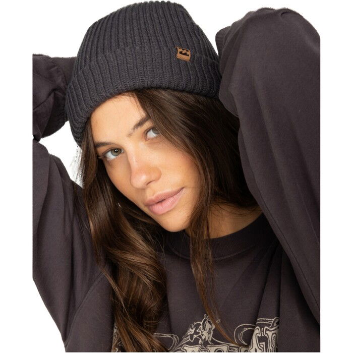 2024 Billabong Alta Rib Beanie EBJHA00115 - Black Sands